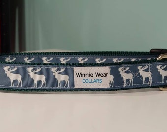 NH Moose Dog Collar