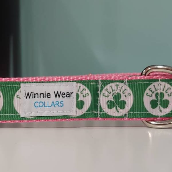 Boston Celtics Dog Collar