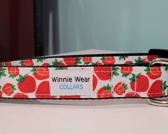 Strawberry Dog & Cat Collar