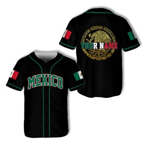 Personalization Mexico Baseball Jersey Custom Mexican Eagle Shirt Mexico Family Matching Tee Game Day Outfit For Mexican Baseball Fan Player