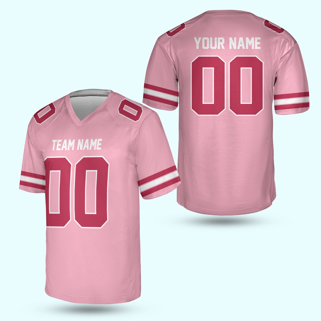 Custom Retro Football Team Jersey Personalization Vneck Etsy