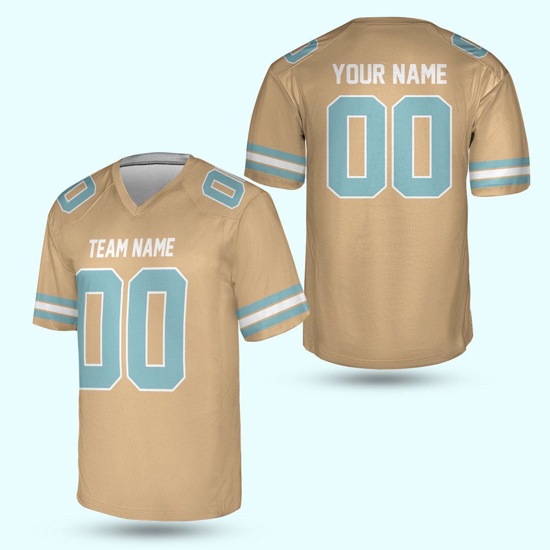 Custom Retro Football Team Jersey Personalization Vneck Etsy