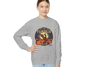 Bucking Bull Halloween Custom Kids Clothes | This Ain't No Pumpkin Rollin'