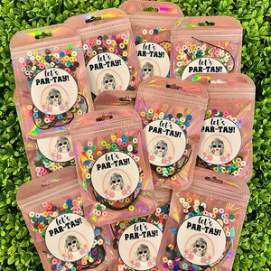 Taylor Birthday Favors - DIY Bracelet Making Gift (each bag makes ~2 bracelets and comes with letter beads for one word)