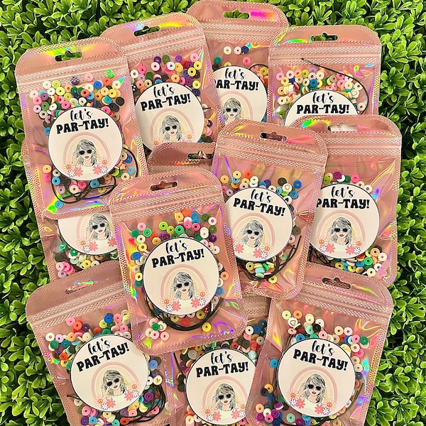 Taylor Swift Birthday Favors - Swiftie Bracelet Making Gift (each bag makes ~2 bracelets)