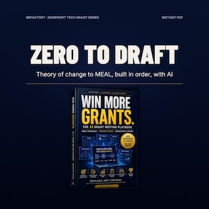 AI Grant Writing Playbook Non Profit | 40-Page PDF for Nonprofit Grant Proposals