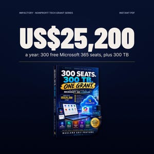 Microsoft 365 Non Profit Guide | Get Up to USD 25,200 Value for Nonprofits | 300 Seats & 300TB