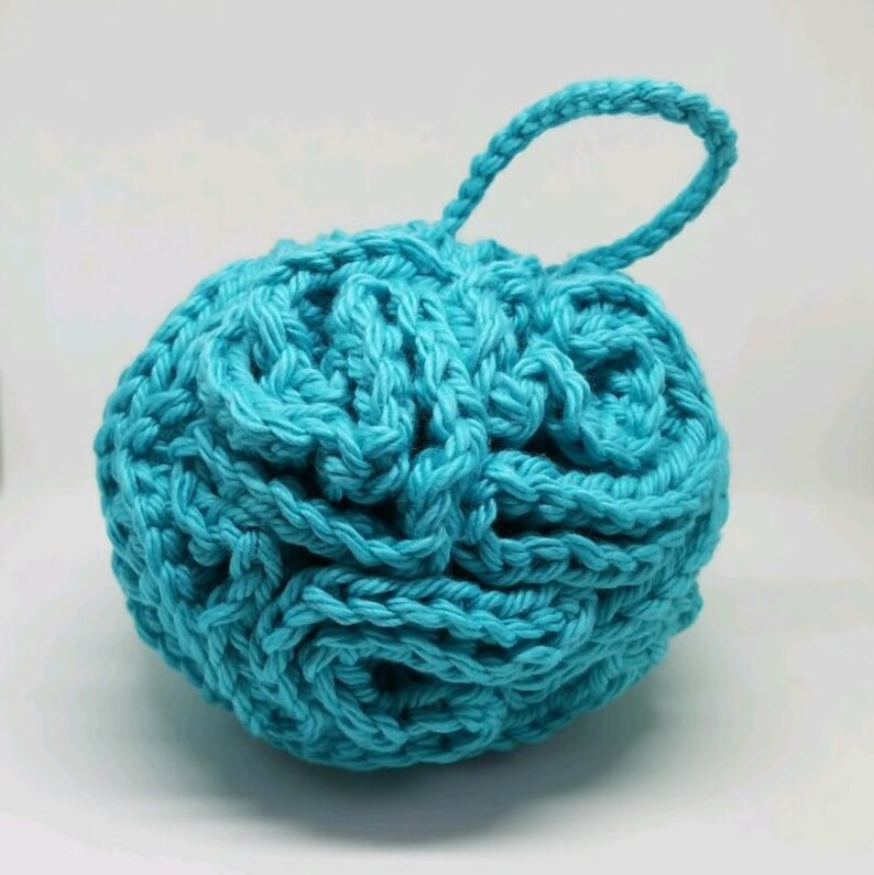 Set of 5 Cotton Bath Puff Your Choice of Color Washable Etsy