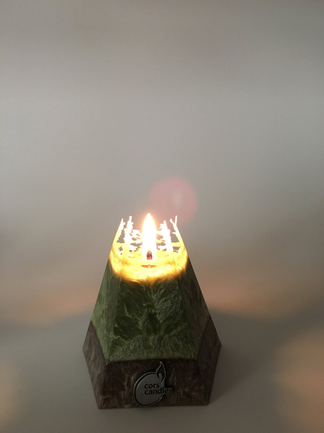 Vegan Wax Pyramid Candle