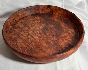 Hand-Turned Burl Redwood Bowl, one of a kind, Artisan Home Decor, Wooden Bowl, Serving Bowl