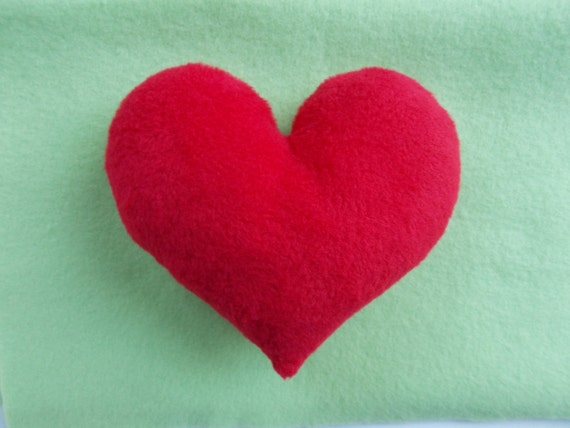 small heart pillow