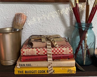 Vintage cookbook set