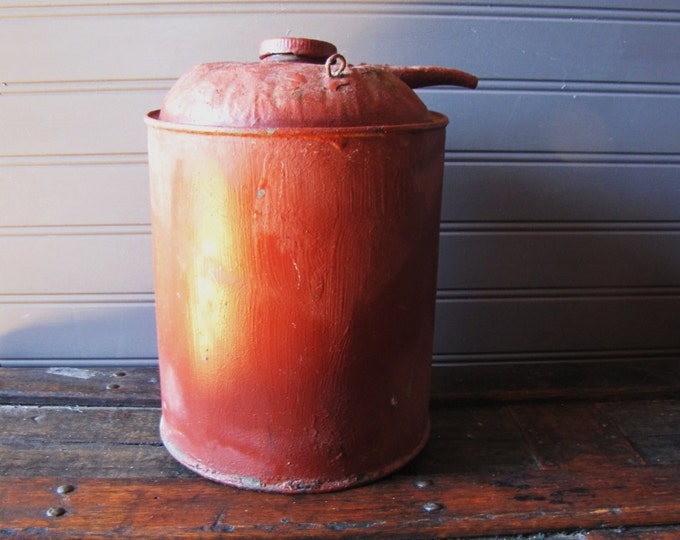 Vintage Red Gas Can Kerosene / Lamp Oil Can / Man Cave Etsy