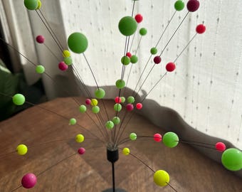 Mid Century Mod Kinetische Kugelskulptur ~ Laurids Lonborg Atomic Dänische Bewegung ~ 60er 70er Jahre