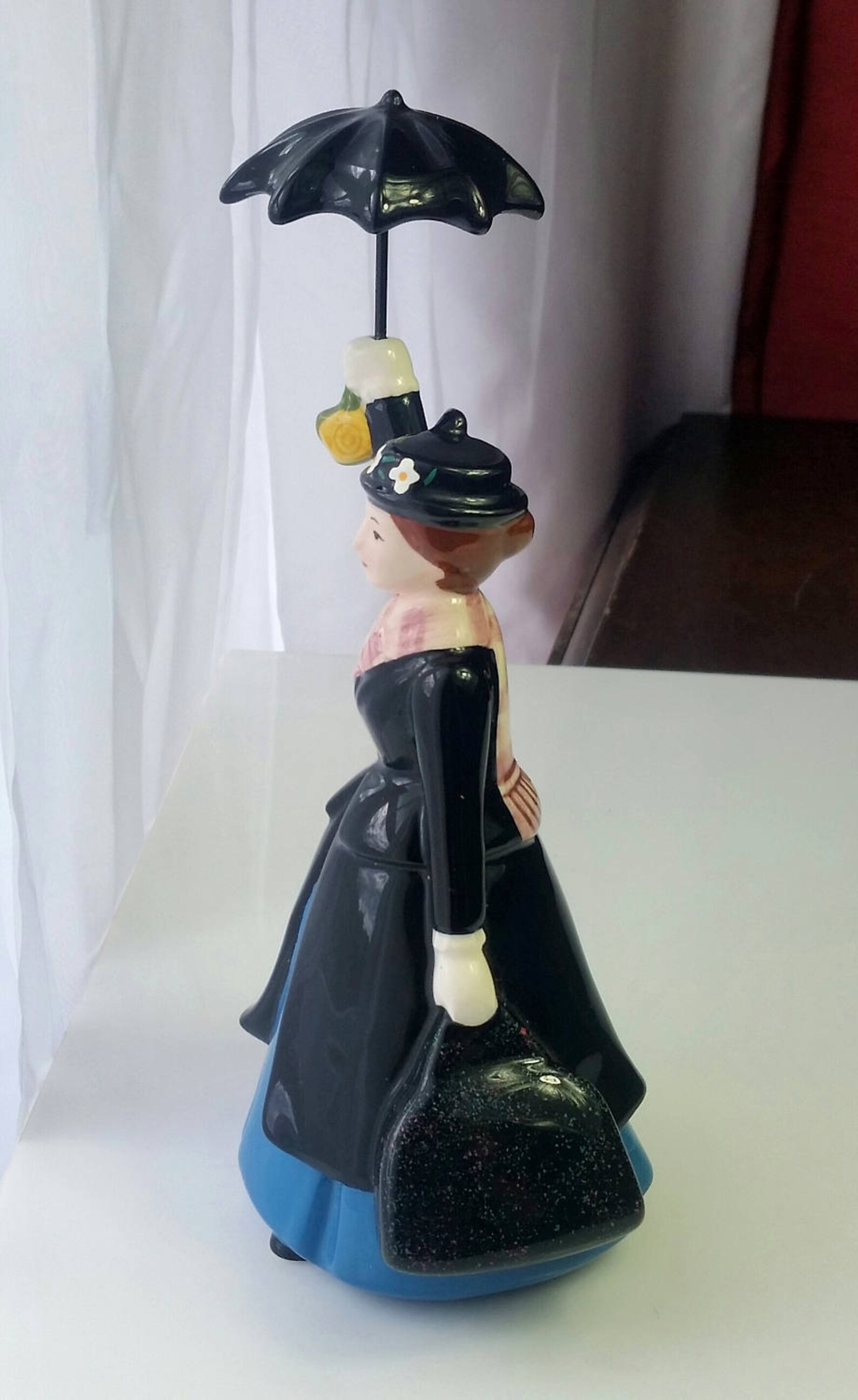 Rare Vintage Walt Disney Mary Poppins Porcelain Figurine Etsy
