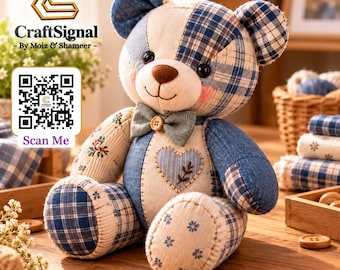 Memory Bear Pattern PDF, Memory Bear Sewing Pattern, Memory Bear Patterns, Teddy Bear Sewing Pattern, Memory Bear, Teddy Bear Pattern PDF