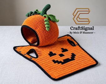 Padrão de crochê para suéter de abóbora para cachorro, fantasia de abóbora de Halloween em PDF, padrão de crochê para cachorro, faça você mesmo roupa para seu pet (download digital).
