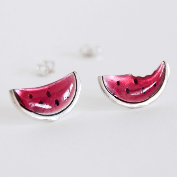 Watermelon 2024 earrings etsy