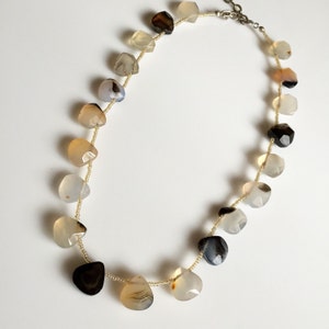 Beautiful Faceted Agate Necklace