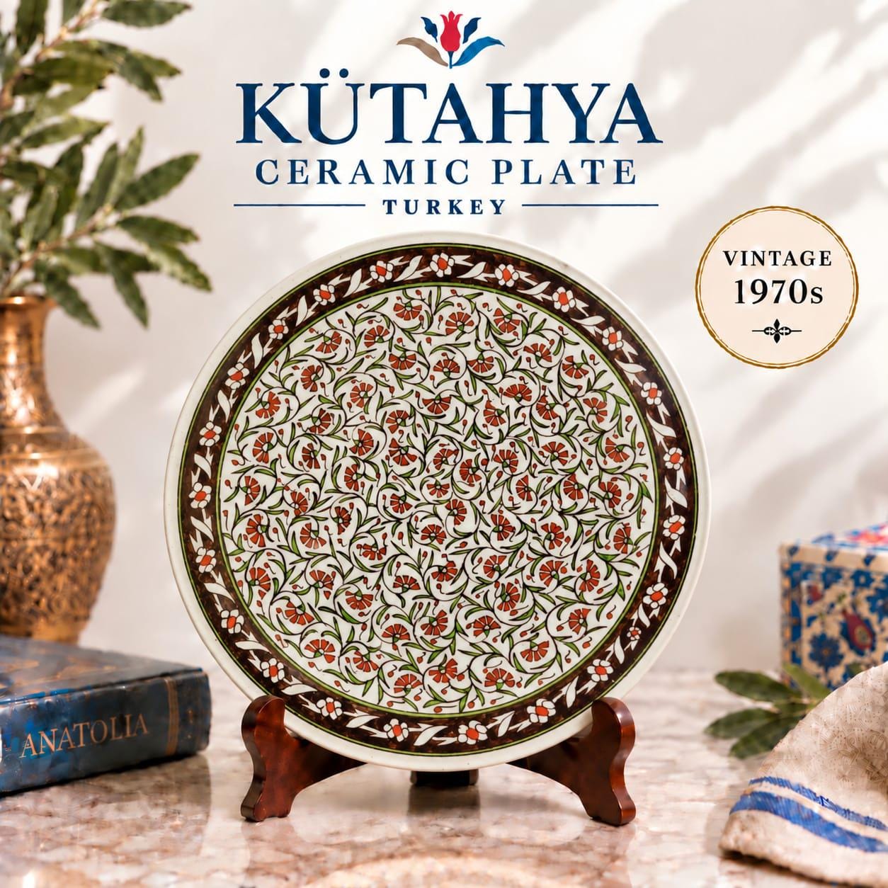 Kutahya Plate - Etsy