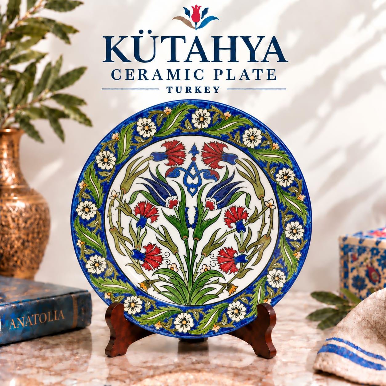 Kutahya Turkish Plate - Etsy