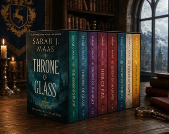 Throne of Glass Complete Paperback Box Set – Sarah J. Maas Fantasy Series |Collection\