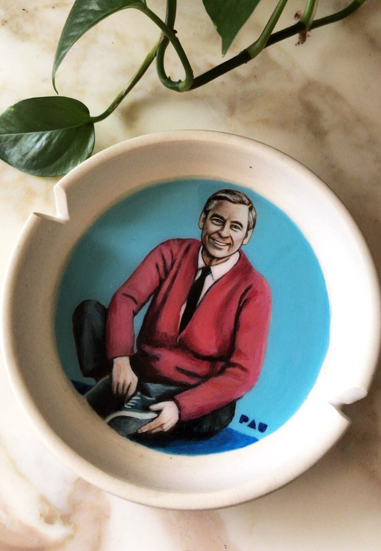 Custom Hand Painted Ashtrays Etsy