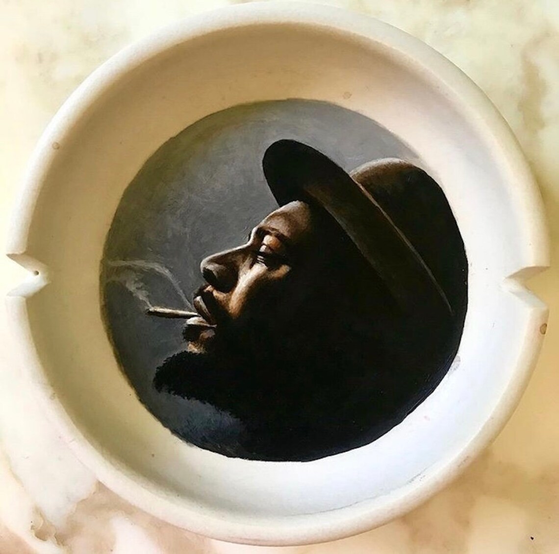 Custom Hand Painted Ashtrays Etsy