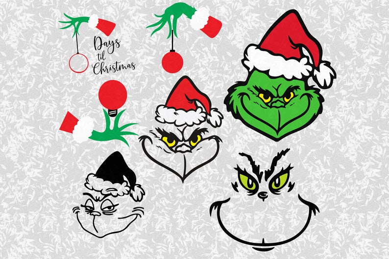 Download The Grinch SVG Bundle The Grinch SVG Layered Cut SVG | Etsy