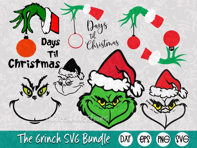 Download The Grinch SVG Bundle The Grinch SVG Layered Cut SVG | Etsy