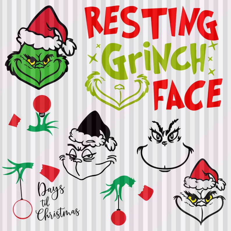 Download The Grinch SVG Bundle The Grinch SVG Layered Cut SVG | Etsy