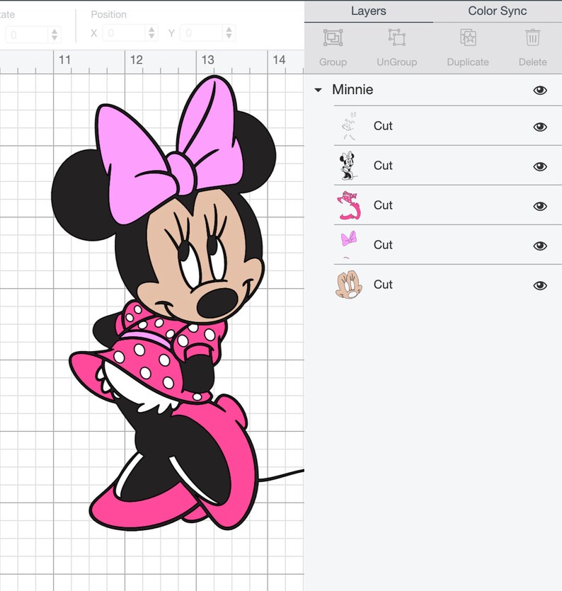 Download Mickey Minnie Mouse Layered Cut Files SVG | Etsy