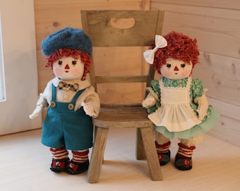 Tiny Tatters 13" Tattery Ann and Andy 2