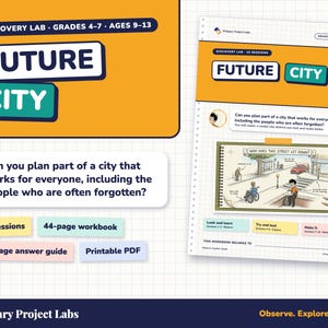 Future City Discovery Lab | Geography and Design Project for Grades 4-7 | Printable PDF