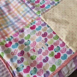 Personalised Memory Quilt | Custom Made From Your Children's Clothing | Handmade Keepsake Quilt