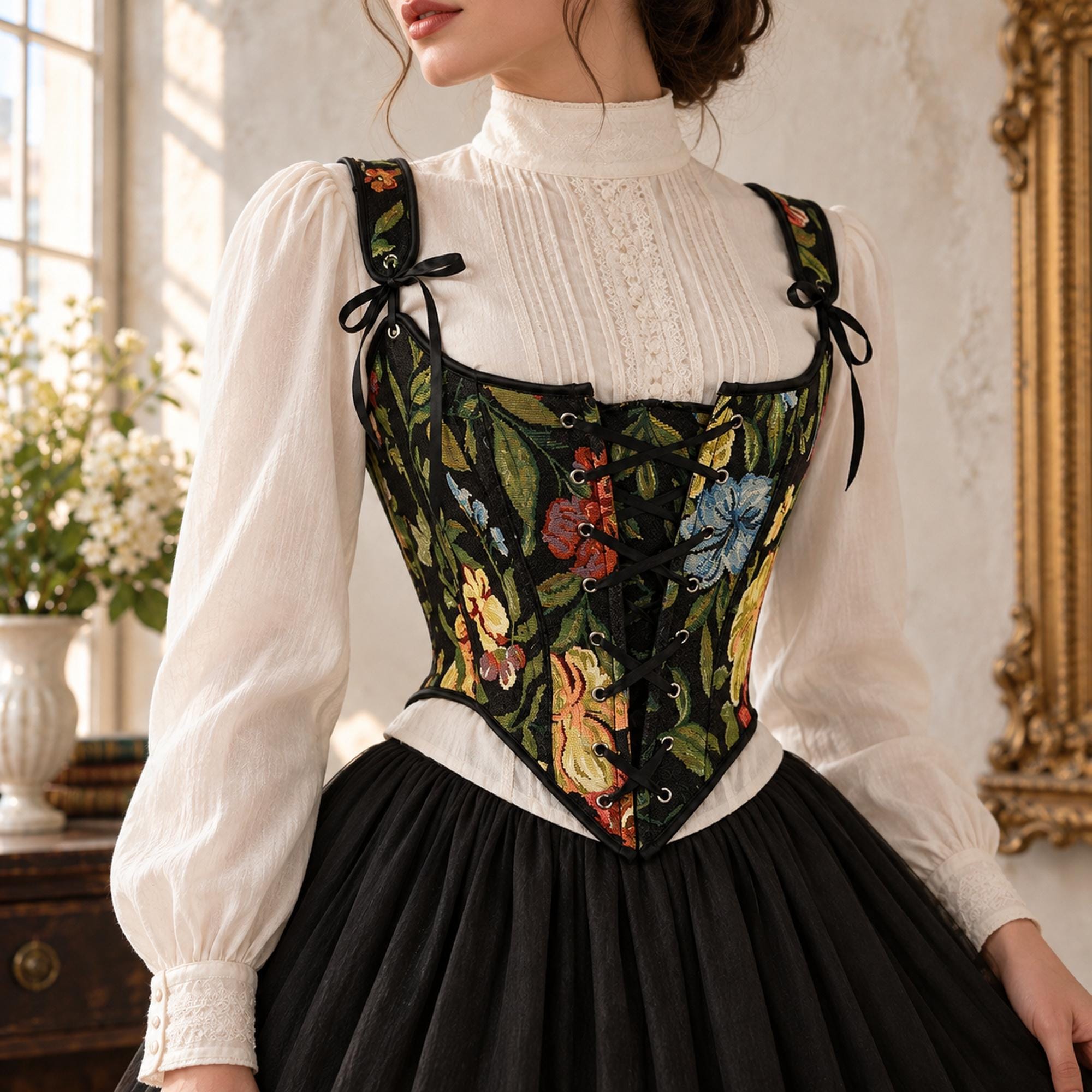 Ribbon Corset Top - Etsy