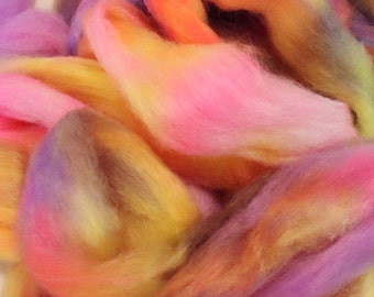100% Fine Grade Mohair Roving "Michelle" 4.2oz