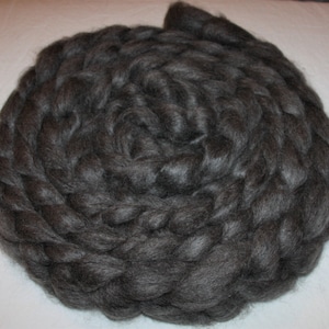 Silky Soft Fine Quality Natural Grey Mohair Roving Braids