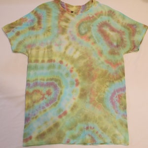 GEODE Tie Dye  T Shirt Unisex Size L OOAK Drip Dye