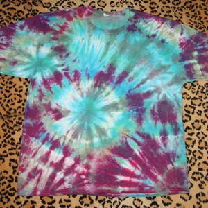 Tie Dye Shibori T Shirt  Hippie Festivals Concerts Unisex XL