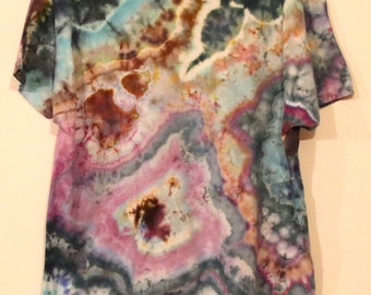 Geode Tie Dye XL Mens/Womens  OOAK Wearable Art