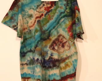 タイダイリバースTシャツ ギルダン 2XL メンズ OOAK ウェアラブルアート