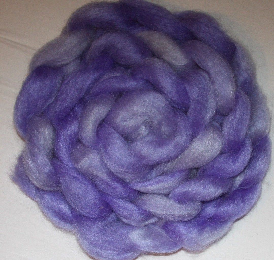 Main dyed 100 Fine Grade Mohair Roving Iris 1 4oz Etsy France