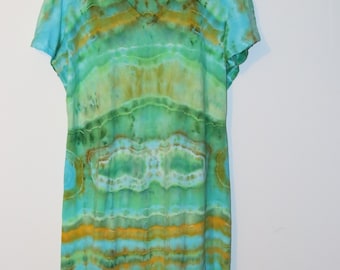 OOAK Tye Dye Womens Short Dress Nightshirt Size L/XL