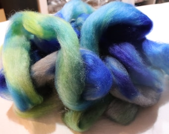 100% Fine Grade Mohair Roving "Octopus" 4oz