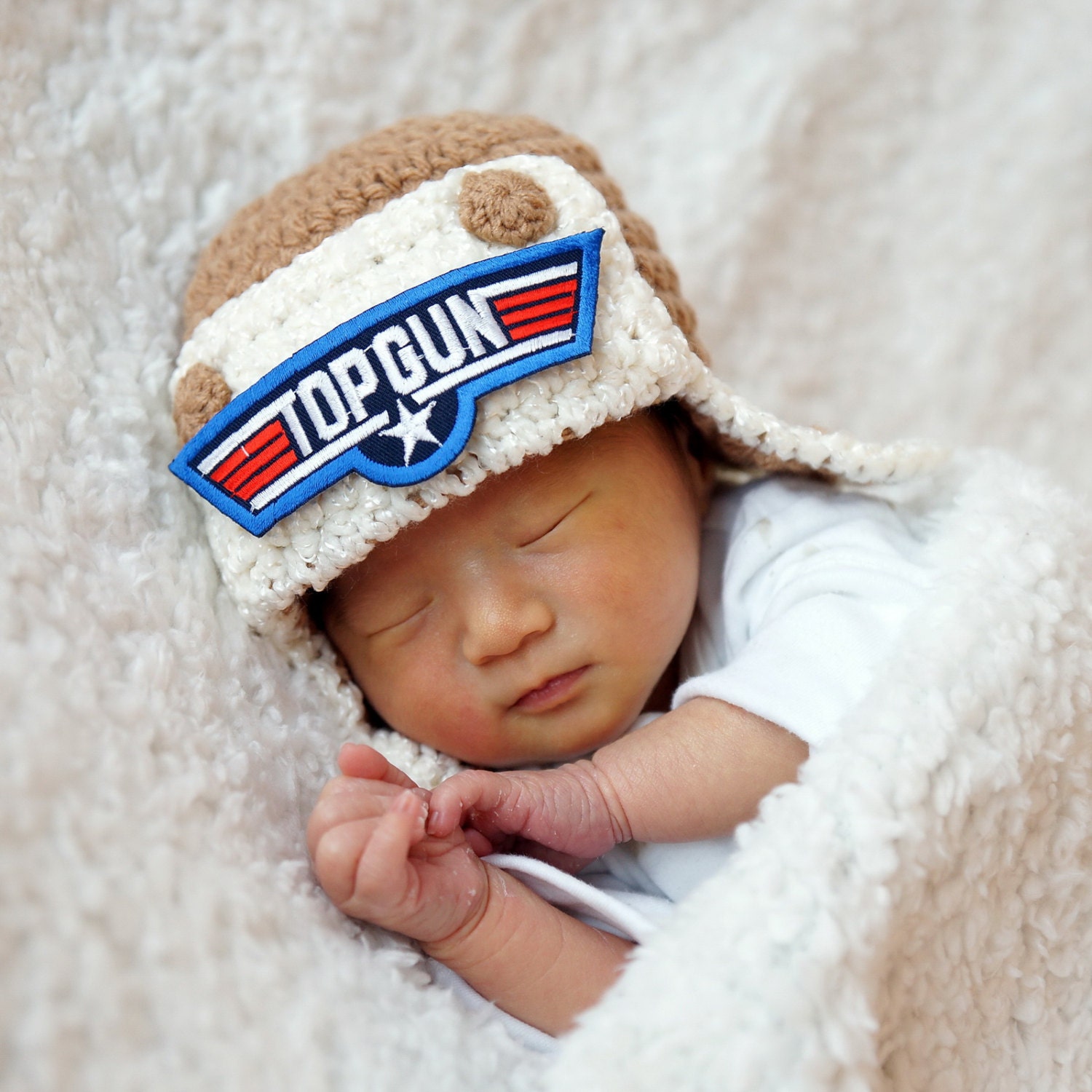 baby bomber hat