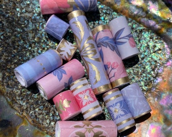 Lady of the Manor Rolled Paper Beads Assortment Handmade: Set of 13