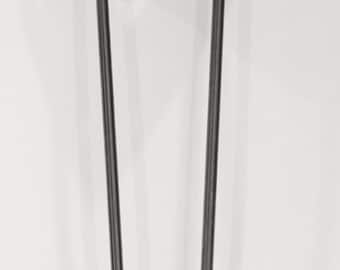 1/2" Raw Steel Hairpin Legs - 1/2" Diameter