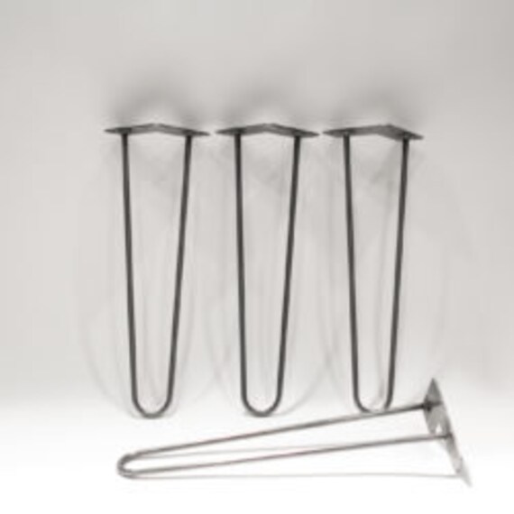1/2 Raw Steel Hairpin Legs 1/2 Diameter | Etsy