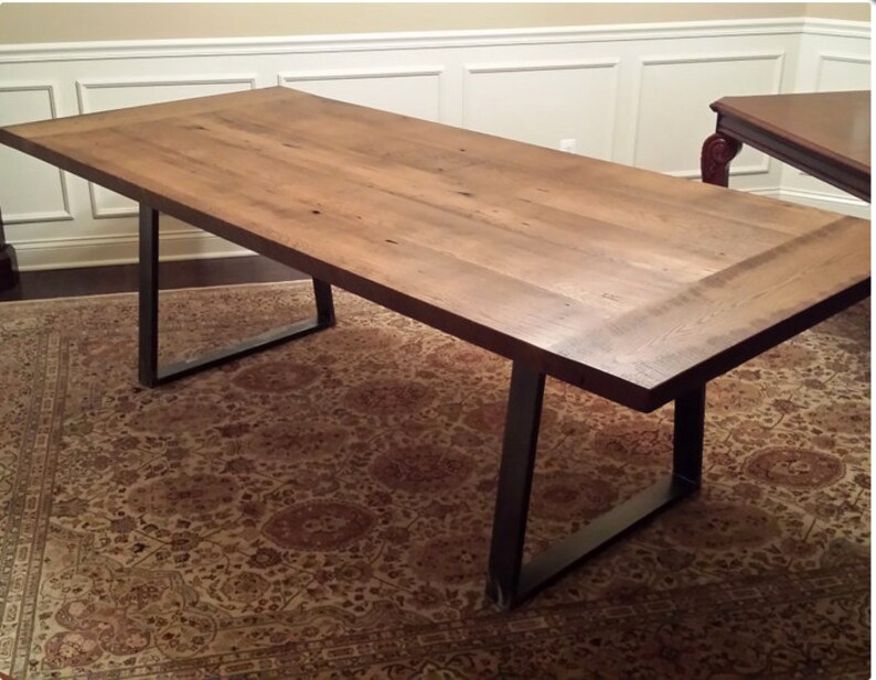 1x2 Heavy Duty Steel Bench Legs Etsy